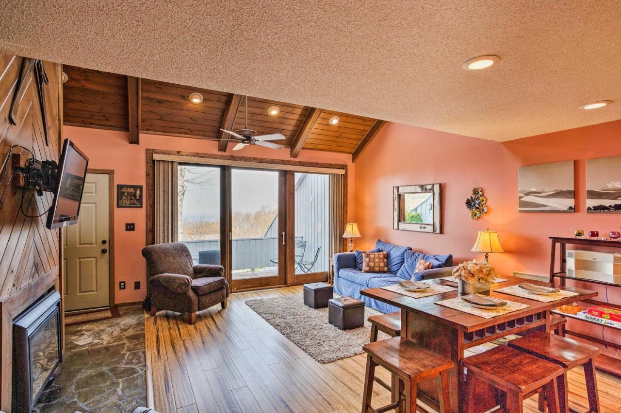 Pet-Friendly Beech Mountain Condo Steps To Slopes Luaran gambar